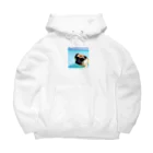 パグ男くんの休日のパグ男グッツ Big Hoodie