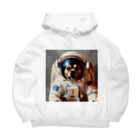 ✨そうのオリジナルグッズ✨の宇宙飛行士犬だワン！！ Big Hoodie