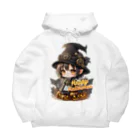 Design_Factory-Lのスチームパンク Girlハロウィンスタイル Big Hoodie