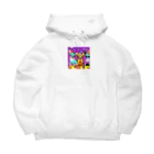 チワワ愛好家ショップのかぼちゃ大騒動！ハロウィン・チワワトリオの楽しいパーティー Big Hoodie