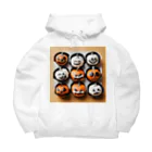 オクさんのBuzzショップのハロウィンお菓子なキャラクターズ Big Hoodie