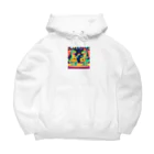 tick_tack shopのうたザウルス Big Hoodie