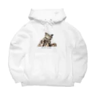 保護猫しじみの仕事しない保護猫しじみ Big Hoodie