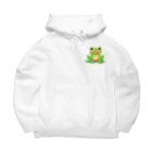 Tiny Cute Crittersのかわいいカエル Big Hoodie