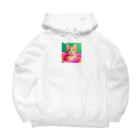 《Derekの絶賛工房中！》のイケイケ猫ちゃん Big Hoodie