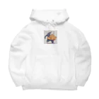 aoking_の不思議猫 Big Hoodie