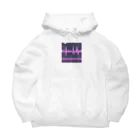 mustyのかっこいい心電図波形 Big Hoodie