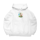 ようこそ　taitaitaro shop へのかわいいウサギちゃん Big Hoodie