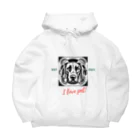 ワンダーワールド・ワンストップのDog ペット好き Big Hoodie