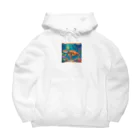 AQUARIUMのウミガメ Big Hoodie