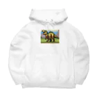 iikyanの恐竜㊸　エウプロケルス Big Hoodie