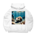 人魚の夢のサンゴハリネズミ Big Hoodie