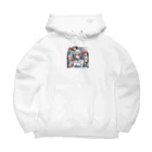 もふもふの美少女リーダーグッズ Big Hoodie