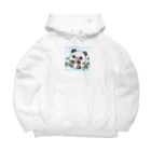 ぷにぷにのまん丸 パンダ Big Hoodie