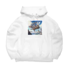 SetsunaAIの空に浮かぶ島のファンタジーグッズ Big Hoodie