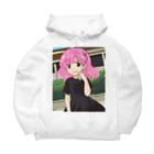 ワンダーワールド・ワンストップのピンク髪の少女③ Big Hoodie