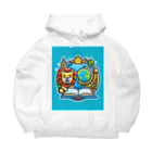 ワンダーワールド・ワンストップのライオンが楽しく学習 Big Hoodie