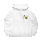 ピラミッディングデザインのｐとｄ Big Hoodie