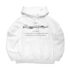 musiQの曲当てクイズTシャツ【トッカータとフーガニ短調】 Big Hoodie