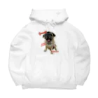 mimosaのI am Pug!　 Big Hoodie