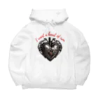 Love and peace to allの鉄の心臓が欲しい Big Hoodie