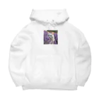 capcat1919のラベンダー猫 Big Hoodie