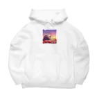 koba777のドット絵ハリネズミ Big Hoodie