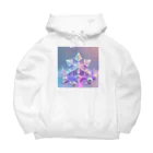 Octagon Mod.E.のXmas 雪の結晶 Big Hoodie