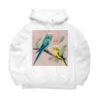 pinetreeのインコ１ Big Hoodie