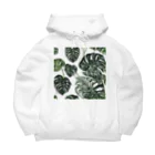 アガベマンの斑入りモンステラグッズ Big Hoodie