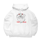 Number.14の私は永遠の仔犬です Big Hoodie