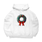 終わらない夢🌈のクリスマスリース🎄✨ Big Hoodie