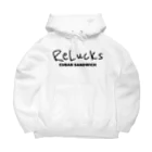 Relucksのロゴデザイン Big Hoodie