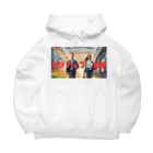 SHOP teeteeteeのポジティブの全部 Big Hoodie