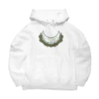 竹条いちいのツキノワ moss green Big Hoodie