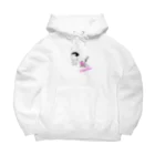 BE はっぴーのくそおかっぱ&ペットのタツロウ Big Hoodie