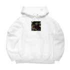 Girigiri-kのダークチョコレートとミントのフードゥブラウニー Big Hoodie