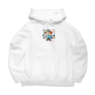 はらの健康第一の犬 Big Hoodie