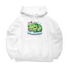 Shiba_IncのSleeping frogs(熟睡する蛙) Big Hoodie