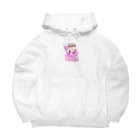 マインドアップの王冠のついたブタ Big Hoodie