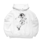 sports_musumeのサッカー女子 Big Hoodie