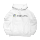 Sustaina ShopのSUSTAINA（グリーンロゴ全角） Big Hoodie