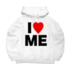 【シリーズ】おもしろ格言ショップの【おふざけシリーズ】I♡ME Big Hoodie