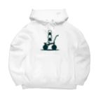 ノスタルジストのレトロリーフ Big Hoodie