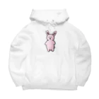 みつまめこshopのポテっとうさぎ Big Hoodie