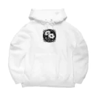 ファンシーTシャツ屋のクールなトライバルフラワーⅣ Big Hoodie