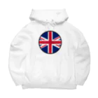 おもしろいTシャツ屋さんのイギリス England United Kingdom Great Britain Big Hoodie