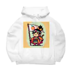 Ai_momotaro_diaryのMOMOTARO8bit Big Hoodie