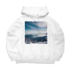 awawoの青空と山の風景 Big Hoodie