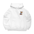 pikunekoのpikuneko　ペイントまみれ Big Hoodie